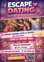 Escape Dating Escapix Saint Valentin des Célibataires
